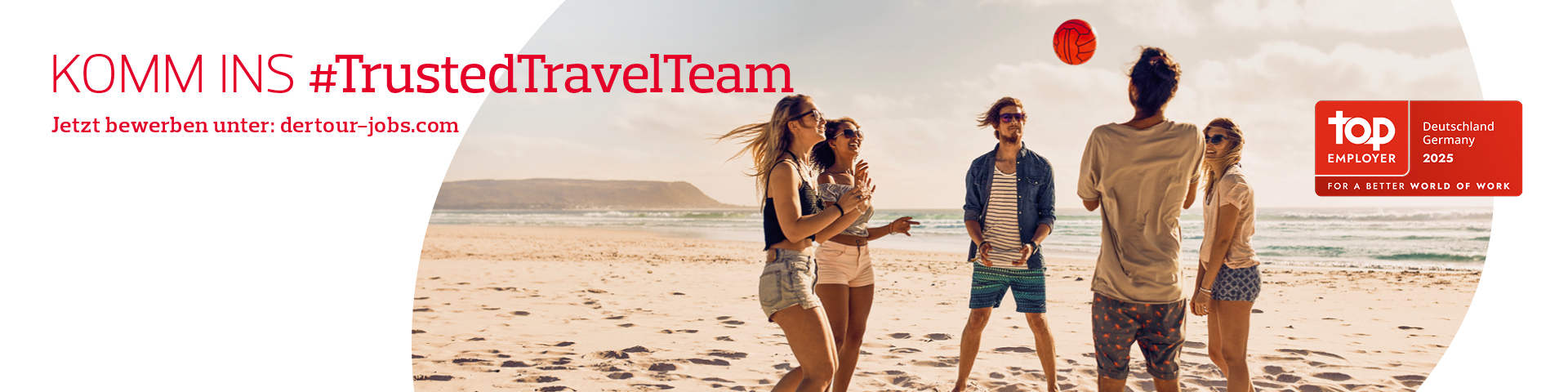 Header von DERTOUR Deutschland 